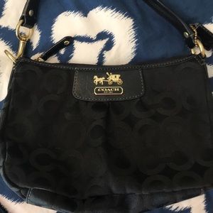 Black coach purse